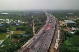 芜湖市九华南路快速化工程主线施工任务完成图片