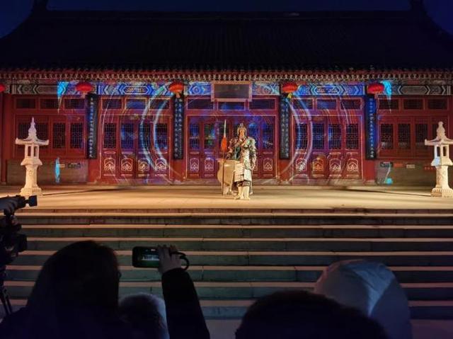 沉浸式全景夜游《赵云传》亮相赵云庙景区