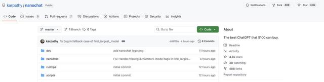 卡帕西8000行代码手搓ChatGPT，成本仅100美元，训练12小时CORE表现超越GPT-2，手把手教程来了