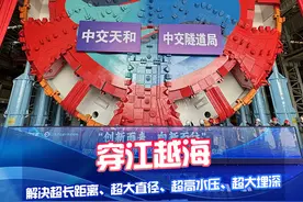 穿江越海解决世界难题！国内自主研制最大直径盾构机“沧渊号”在苏下线图片