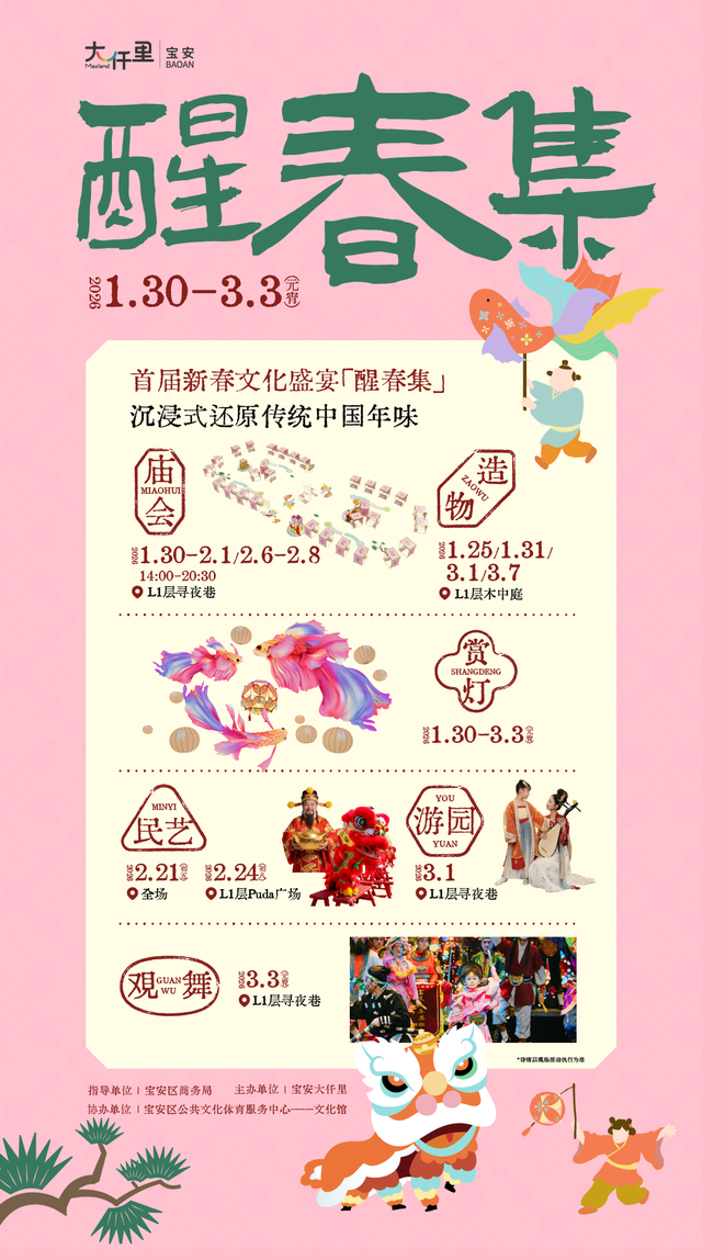 高档商圈也能赶大集！来大仟里“醒春集”探寻深圳年味