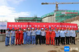 海南昌江核电“玲龙一号”电气厂房完成送冷风节点图片