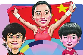 用萌萌的漫画致敬棒棒的奥运健儿图片