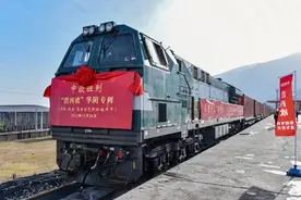 中欧班列“渭西欧”华阴专列发车 长安号蓄力再出发图片