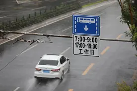 三环内道路标志调整完成！南中轴BRT1优化工作有序推进图片
