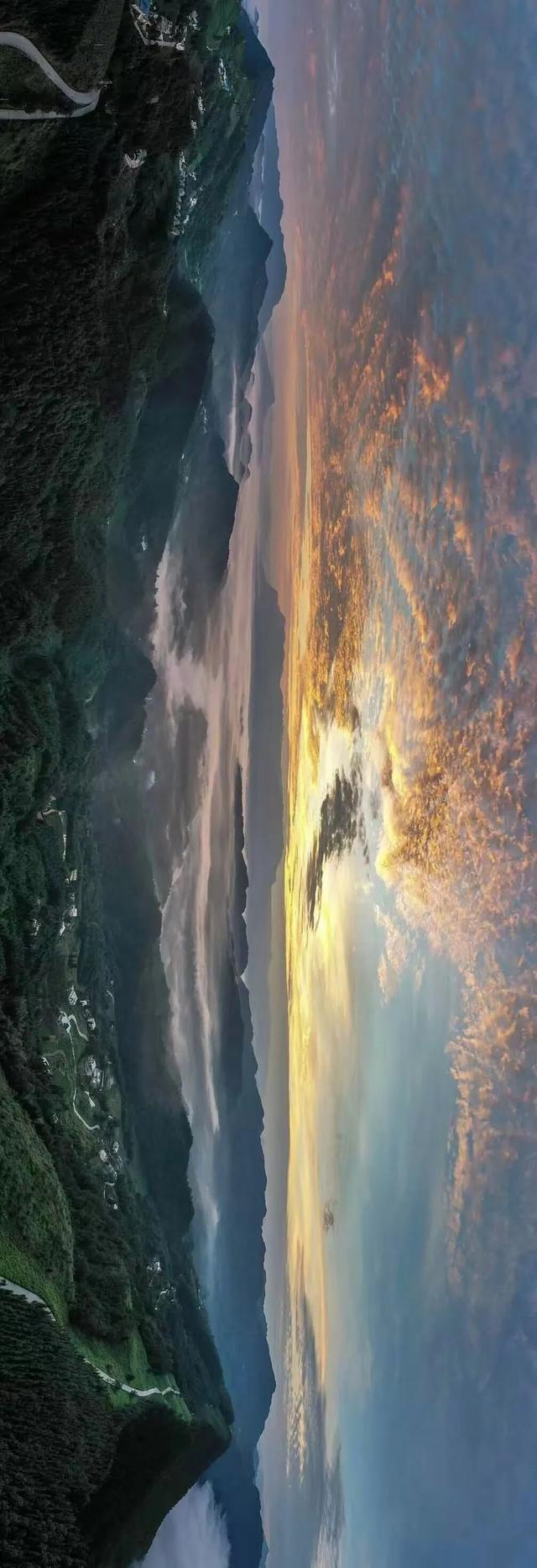 秋日登高 | 赤壁丹霞映云海，梯田如画正当时