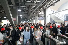 沪上织春链全球，家纺新势耀未来！2025intertextile春夏家纺展首日订单潮涌，科技绿意共绽！图片