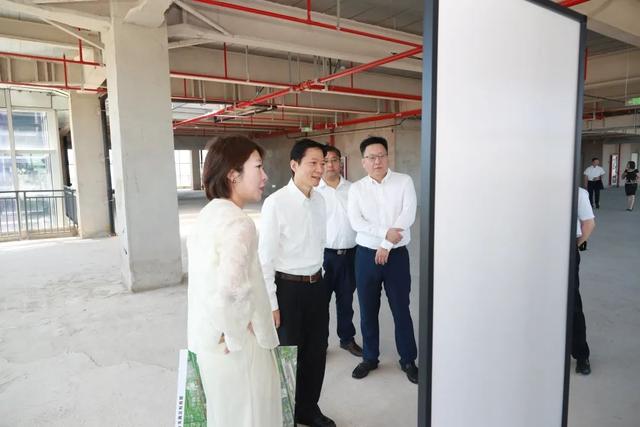 区领导调研马桥人工智能试验区公司