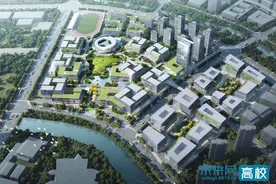 西安电子科技大学杭州研究院正式园区主体结顶图片