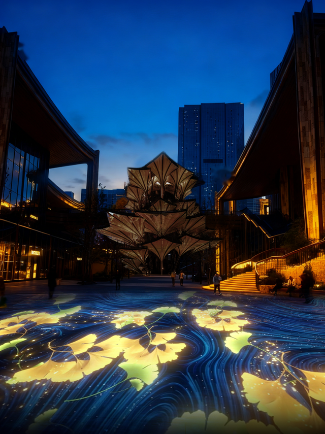 当 “生命之树” 焕新长安，这场光影盛宴藏着西安万象城的周年情书