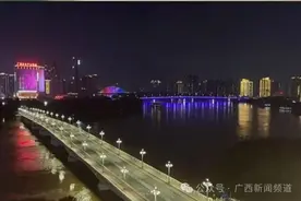 郁江2024年第1号洪水洪峰已通过南宁图片