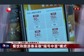 5亿元！上海新一轮消费券来了 餐饮和旅游券采取“摇号中签”模式视频封面