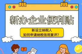新设立的纳税人如何申请纳税信用复评？图片