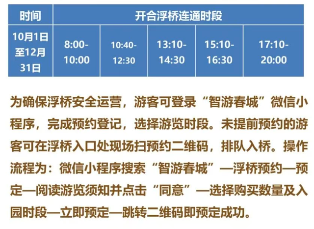 东风坝开合浮桥国庆中秋假期接待游客19.64万人次