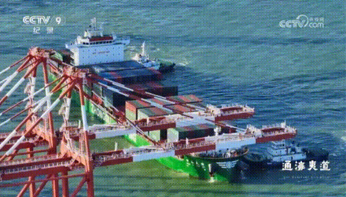 央视热播纪录片《珠江》中的南沙→