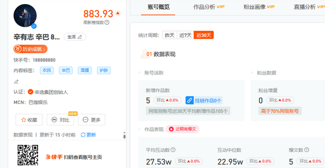 辛巴清空作品退网 名下MCN机构近期被执行38.99万元