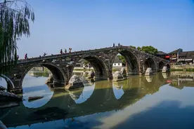 京杭大运河杭州临平段重现江南水乡繁华图片