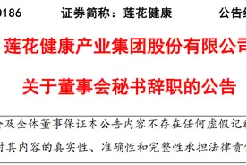 罗贤辉辞去莲花健康产业集团股份有限公司董事会秘书职务图片