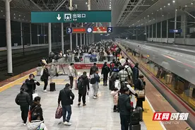 春运收官，株洲西站运输旅客62.5万人次图片