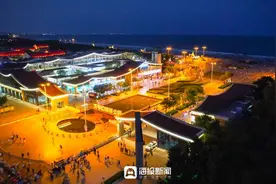 好治愈！独属于日照海边的浪漫夜晚图片