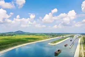 针对高温及旱情，引江济淮工程向皖北地区调水“解渴”图片