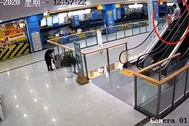 坐自动扶梯遇到危险怎么办？怎么办？怎么办？图片