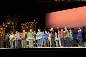 大型现代黄梅戏《碧水东流》合肥首演图片