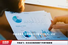 中航成飞：在合法合规的前提下开展市值管理视频封面