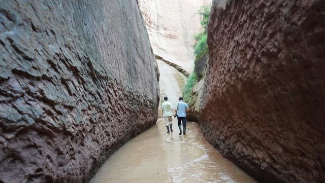 陕西靖边县夏日红龙谷：清凉秘境处 与险水“峡”路相逢