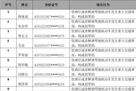 9月，湖南有29人被终生禁驾！图片