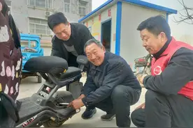 宁阳这个村有个便民驿站，补胎、换件、电路维修等服务免费！图片