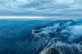 高山雾凇美如画图片