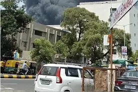 快讯！印媒：一客机在印度坠毁，飞行员在坠机前曾发出求救信号图片