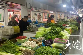 蔬菜价格持续回落 记者探访：合肥市民菜篮子变“轻”了图片