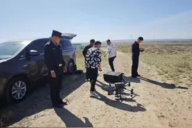 68只羊儿集体出逃，民警出动无人机找回图片