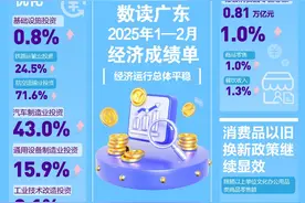 新动能与消费双轮驱动！广东经济实现平稳开局，一图速览1—2月经济运行情况图片