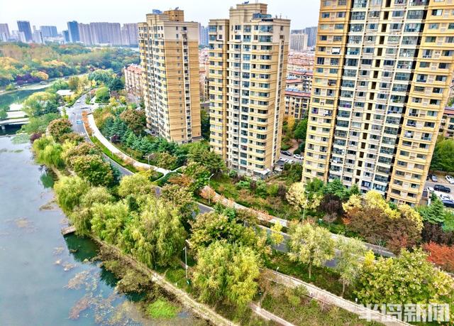 秋染李村河！五彩斑斓绘就城市生态画卷