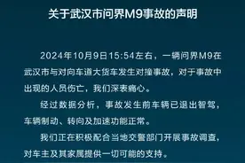赛力斯回应武汉问界M9事故：事故发生前车辆已退出智驾，正积极配合事故调查图片