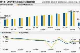 杭州、武汉十年竞逐：双双迈上2万亿台阶后 经济第八城争夺仍未分胜负图片