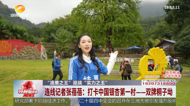 湖南经视记者现场连线双牌桐子坳、青龙岩景区