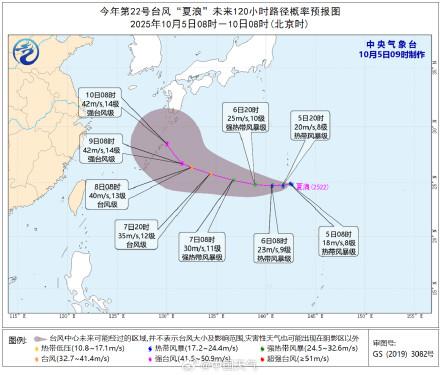 22号台风“夏浪”生成
