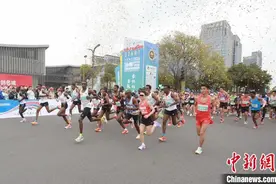 2024扬州鉴真半马鸣枪开赛 3万名选手用脚步见证扬州的美图片