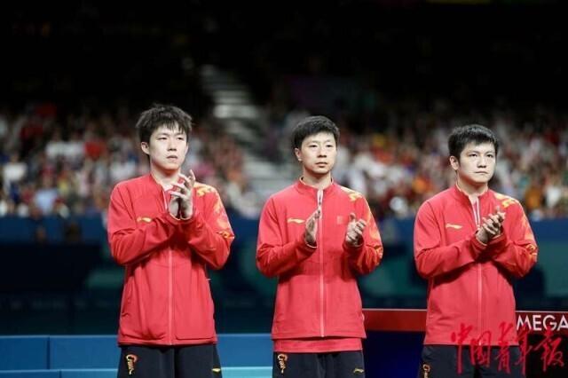 国乒奥运男团五连冠！马龙成中国第一位奥运六冠王
