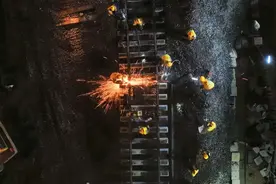 【交通】沪昆铁路松江段外迁线路完成全部拨接图片