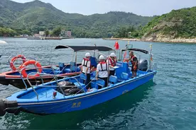 台风“摩羯”升级，惠州沿海撤离23艘施工作业船图片