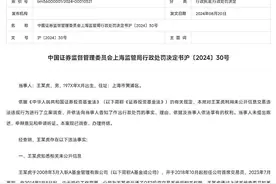 因明示、暗示他人从事证券交易，原基金首席交易员王某虎被处以50万元罚款图片