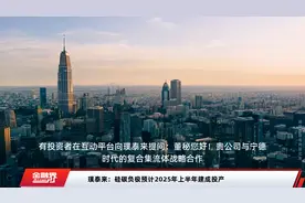 璞泰来：硅碳负极预计2025年上半年建成投产视频封面