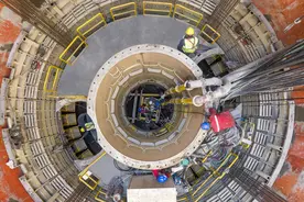 全国首例高速公路深竖井TBM施工在川成功完成图片