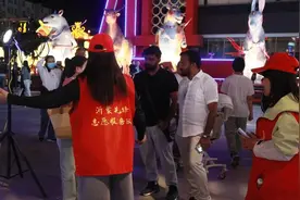 兰山区金雀山街道：党员志愿服务展现热情好客图片