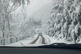 自驾返乡遇暴雪：2小时车程开了24小时，电车不敢开空调图片